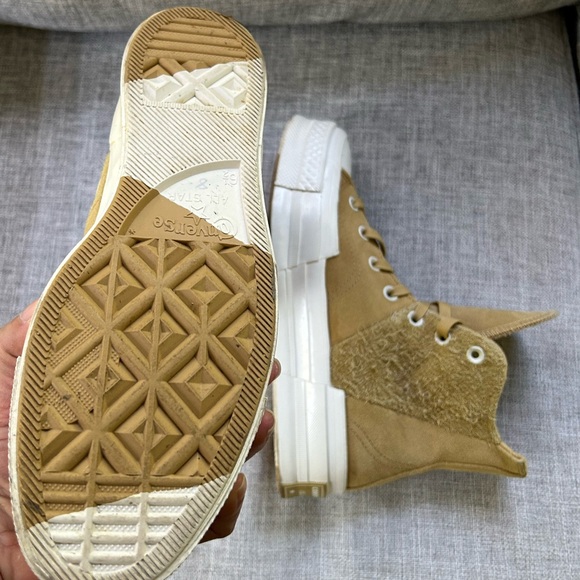 CONVERSE Chuck 70 Plus Suede Sneakers High Top Shoes Dunescape 8.5 - Picture 10 of 13